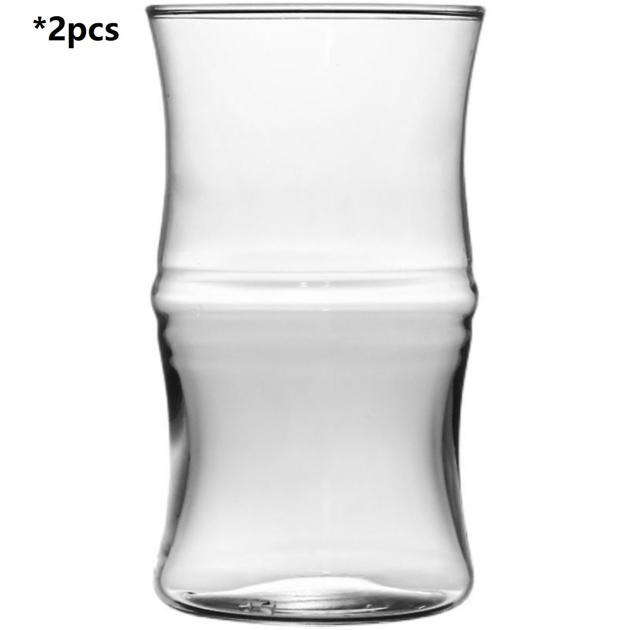 Verre cylindrique transparent - Design minimaliste et élégant